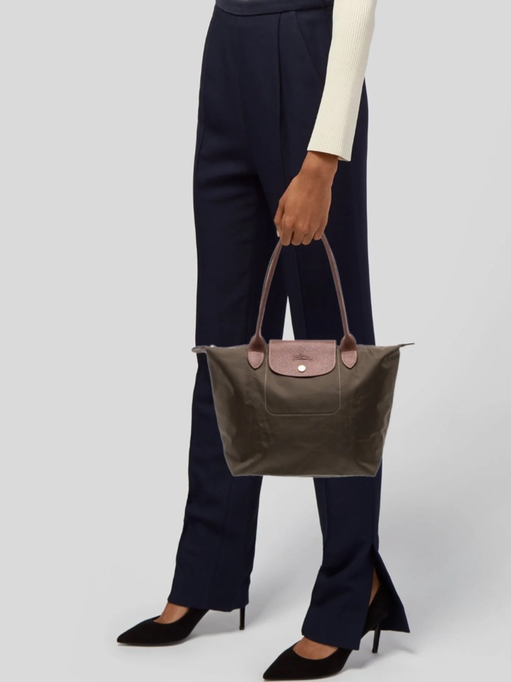 Longchamp Le Pliage Tote Bag in Olive / Army Green